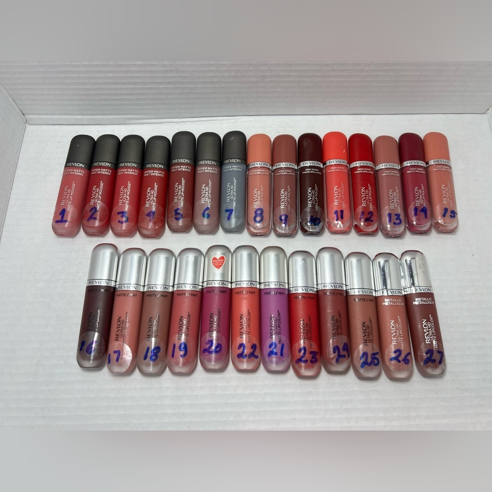 2 Revlon Ultra HD Matte/Mat Lipstick Lipcolor & Metallique CHOOSE YOUR shades!